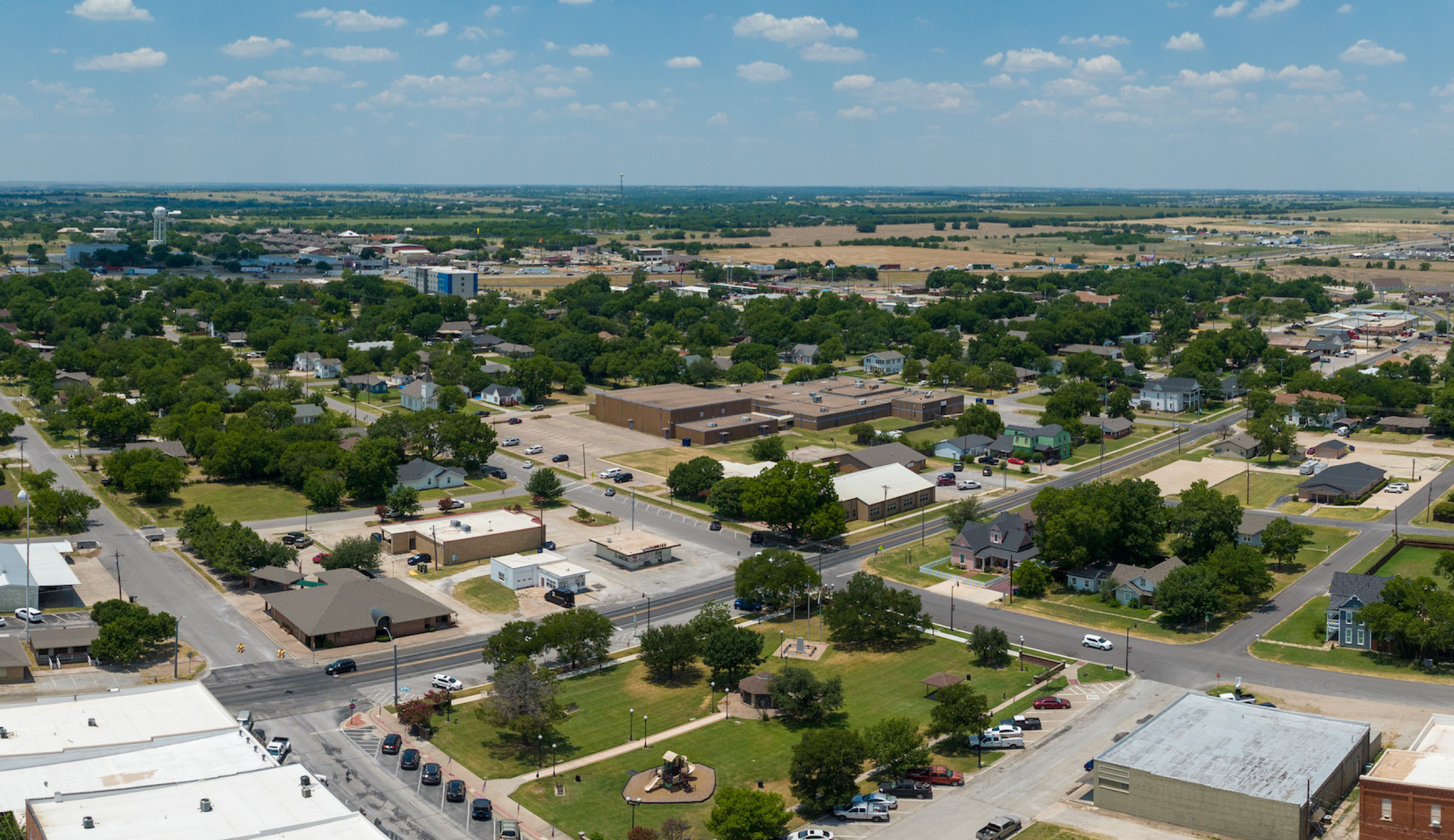 Aerial View of Sanger